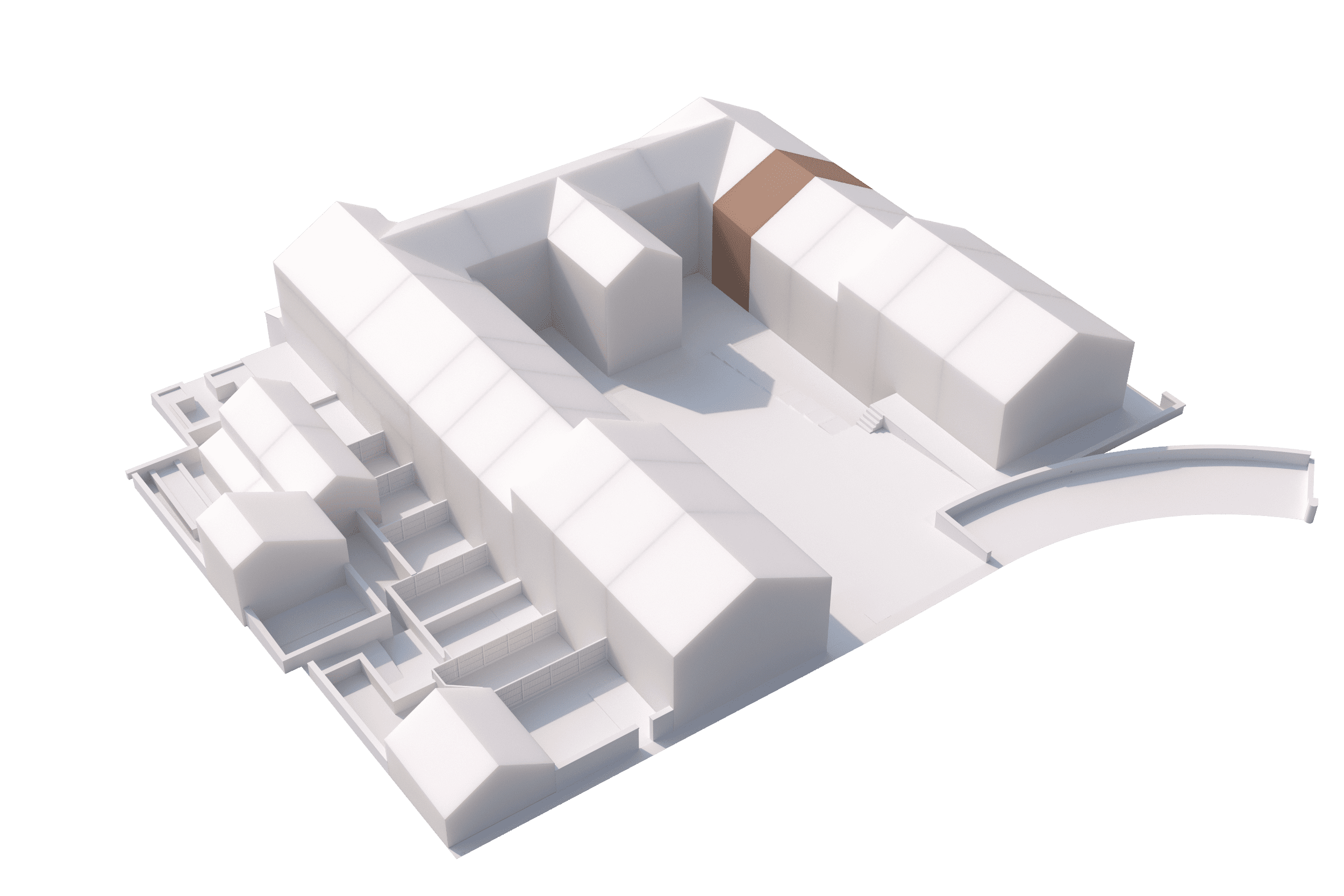 Glasshouses Mill, Glasshouses - New build